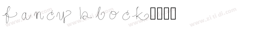 fancy block字体转换